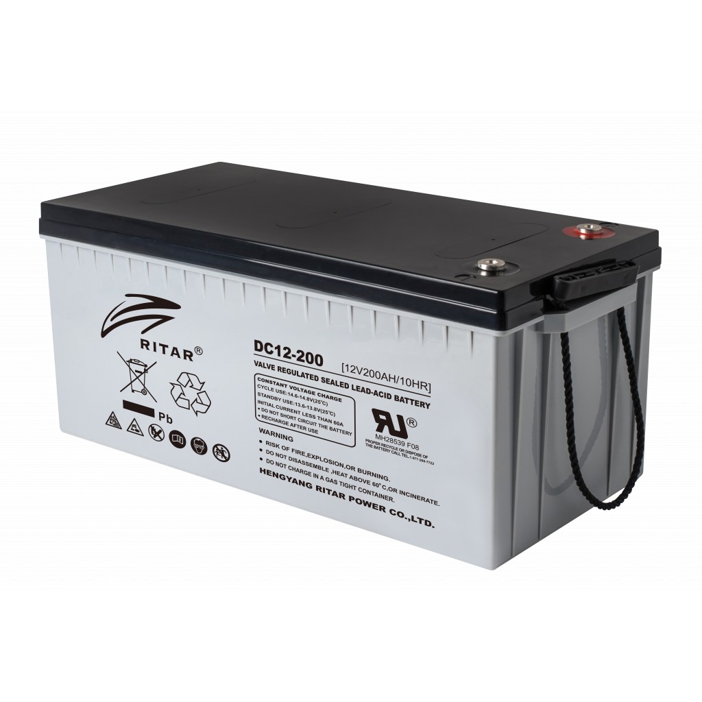 AGM Solcellebatterier Nordseter Fjellpark Hytteservice